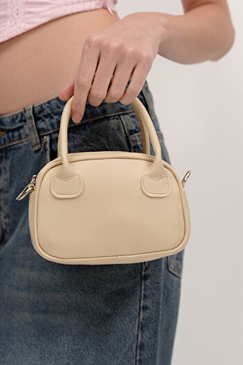 Addax Zippered Mini Hand and Shoulder Bag Ç6007