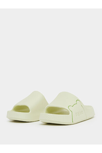 Take Two By Styli Bear Print Open Toe Slides