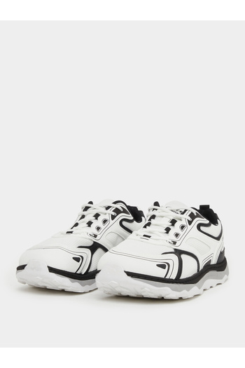 Styli Color Block Lace Up Sneakers