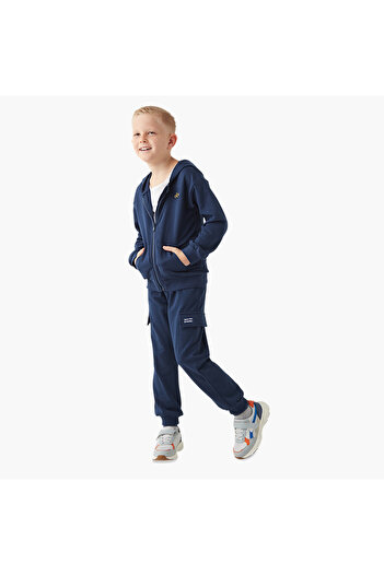 Juniors Applique Detail Joggers with Drawstring Closure and Pockets