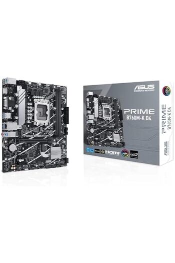ASUS اللوحة الأم PRIME B760M-K Intel LGA 1700 mATX