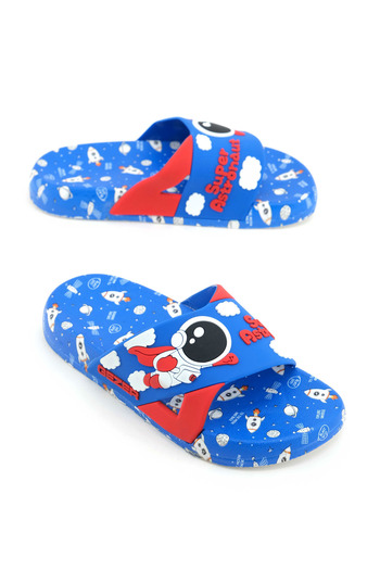 GEZER Boy's Summer Polyurethane Suitable for Wet Floor Home Garden Pool Beach Daily Slippers