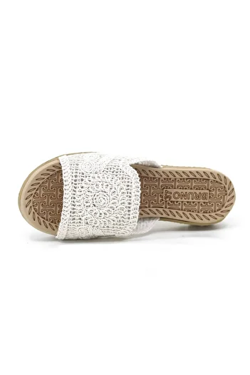 Bruno Zenne 2025 Round Lace Open Toe Daily Slippers
