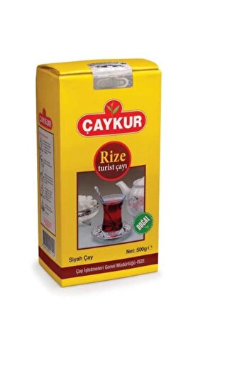 Çaykur Rize Tourist Black Tea 3 Pack – 3X500G |   Traditional Turkish Teapot Intense Flavor, Natural Blend