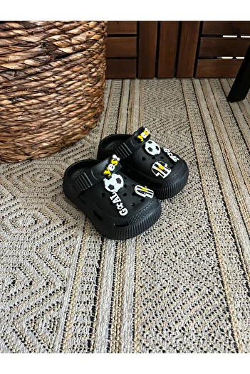 Behtah Kundura Girls Boys Cross Jibbitz Fancy Gift Closed Front Garden Pool Daily Sandals Slippers