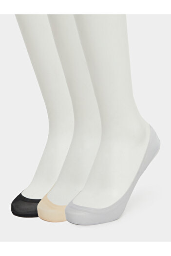 Styli Pack of 3 - Solid Thin Invisible Socks