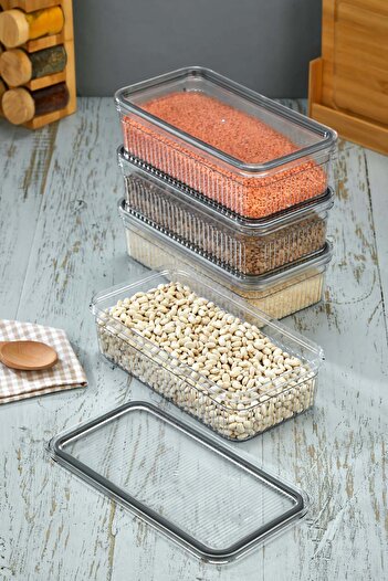 NY HOME 4 Piece Storage Container Set 1,800 ml