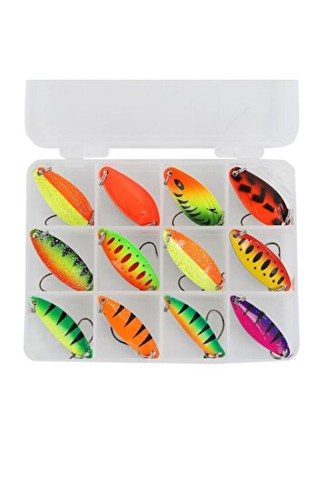 FISHINGBOX MAKE FISHING BETTER Kit 12 artificial baits FISHINGBOX MAKE FISHING BETTER for predatory fish, spinning fishing