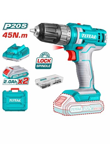 TOTAL 20V 2A 45Nm Cordless Drill Model TDLI200528