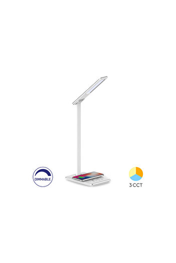 Braytron LED Desk Lamp LB145 3in1 White with Phone Charger