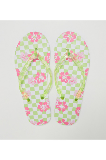 Aeropostale GIRLS HIBISCUS CHECKER FLIP-FLOP