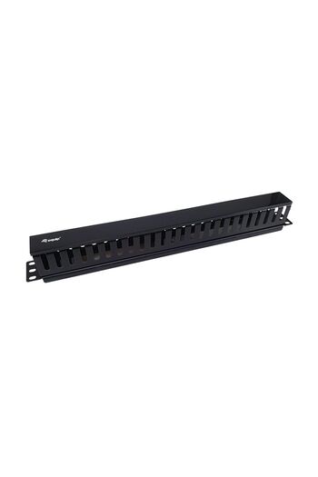 Alveola Equipment Panel zarządzania kablami do szafy 19", czarny, 327314
