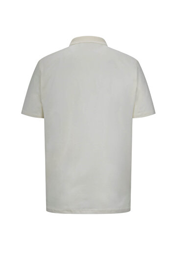 Hatemoğlu Yellow Regular Fit 100% Cotton Polo Neck Mercerized T-Shirt