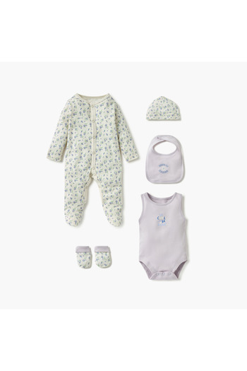 Juniors 6-Piece Floral Print Assorted Clothing Gift Set