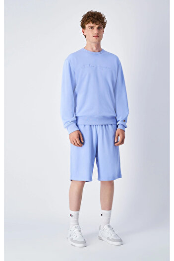 Champion Authentic Pants Long Bermuda Mavi Erkek Şort-220788-BS186