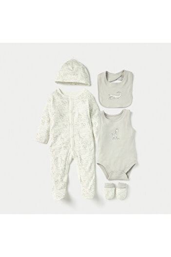 Juniors 6-Piece Animal Print Clothing Set