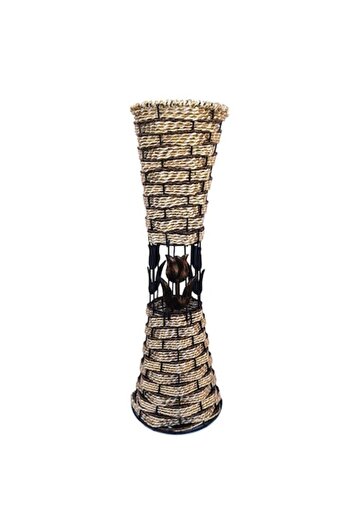 OEM Decorative Vase, Plastic, 14x42cm, Multicolor, M3