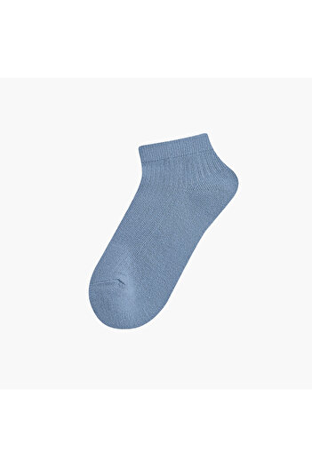 Juniors Textured Ankle Length Socks - Set of 7