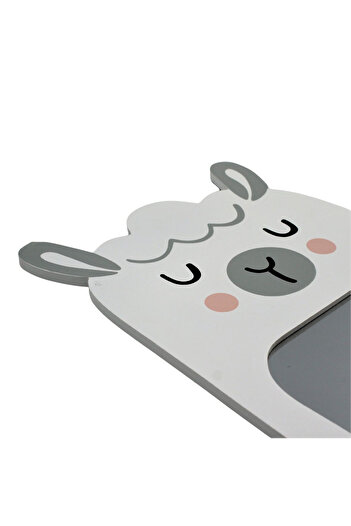 Gift Design Alpaca animal shaped mirror 58x26cm