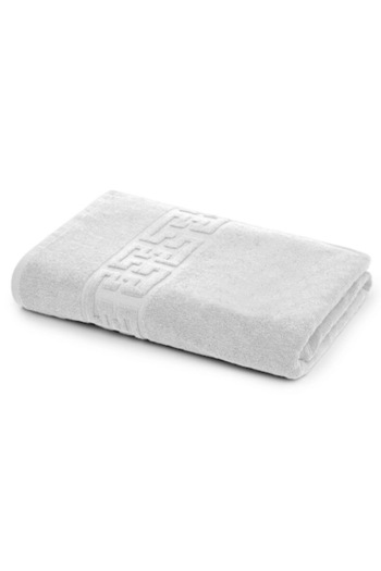 OEM Bath Towel, Cotton, Greek Border, 500g/m², 70x140cm, White