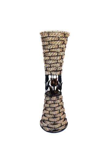 OEM Decorative Vase, Plastic, 14x42cm, Multicolor, M3