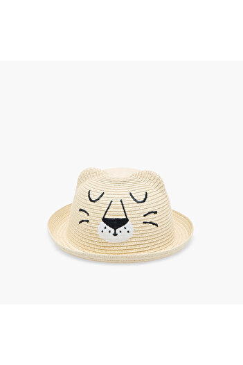 Juniors Tiger Embroidered Hat