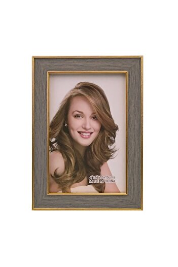 OEM Photo Frame, Wooden, Two-Tone, 13x18cm, M1, Brown-Gold