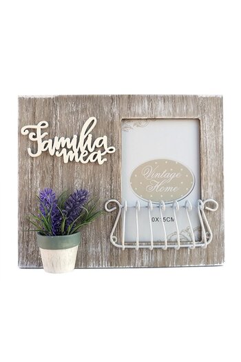 OEM Photo Frame with Lavender and Grille 'Familia mea' (10x15)