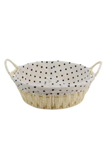 OEM Bread basket PVC, 24x17x6.5 cm beige M3