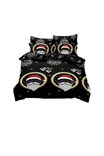 JOJO HOME Bed Linen, Jojo Home, Finet, 2 people, 6 pieces, Merry Christmas, 230x240cm, Multicolor