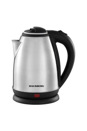 Hausberg HB-3615 Stainless Steel Kettle, 1500 W, 1.8 L, Rotating Support, Protection System