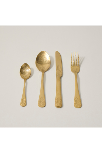LA MESA 16 Pcs Cutlery Set Royal Gold