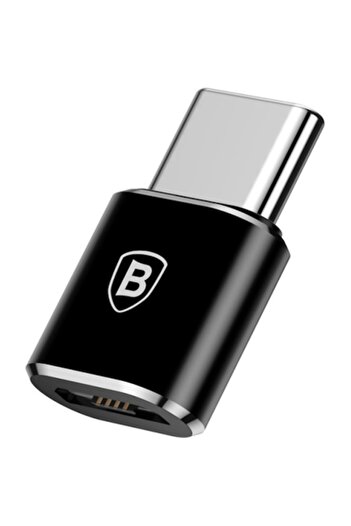 Baseus MicroUSB to USB Type-C Conversion Adapter, CAMOTG-01, Black