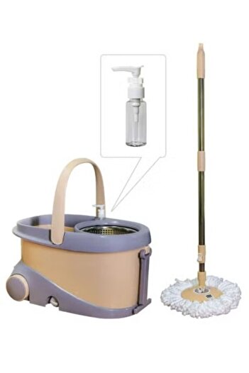 GERNIK Spin mop with bucket and tires and detergent bottle