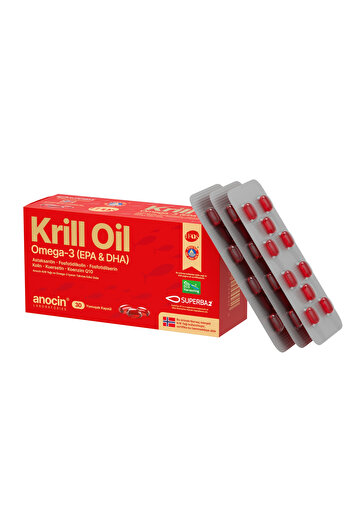 anocin Krill Oil (Norveç Menşeli Superba2® ) + Omega-3 (EPA-DHA) Complex