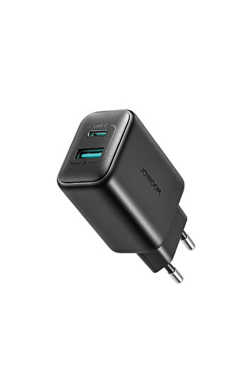 Joyroom Ładowarka sieciowa USB-C i USB-A 25W SFC PPS PD - czarna