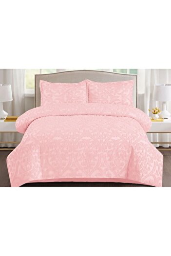 OEM Bed Linen Set, Grofat M6, Uni, 4 pieces, for 2 persons, 230x250cm, Pink