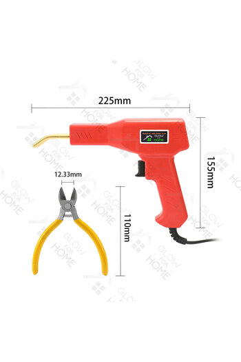 GlowforHome Pack of 3 Plastic Welding Machine Kits, GlowforHome, 600 Reinforcing Staples, 50W Power
