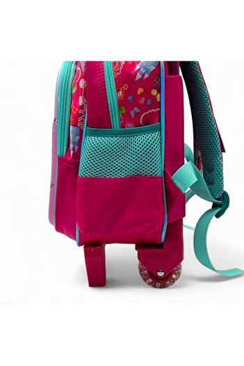 Shihon 2-Piece Girls' Rolling School Bag 12 Inch