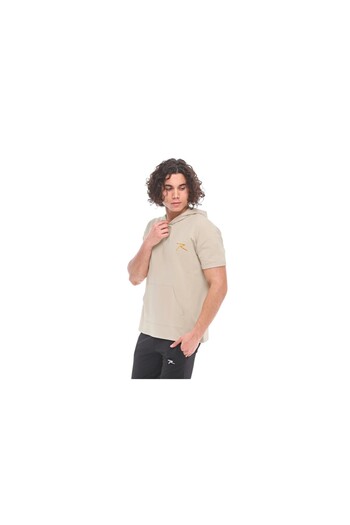 raru Cotton Hooded Short Sleeve Sweatshirt Oculus
