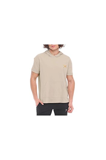 raru Cotton Hooded Short Sleeve Sweatshirt Oculus