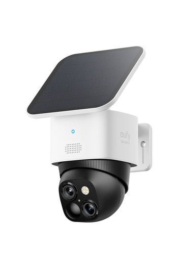 eufy SoloCam S340 Dual Camera Security Camera, Wireless, Solar Panel