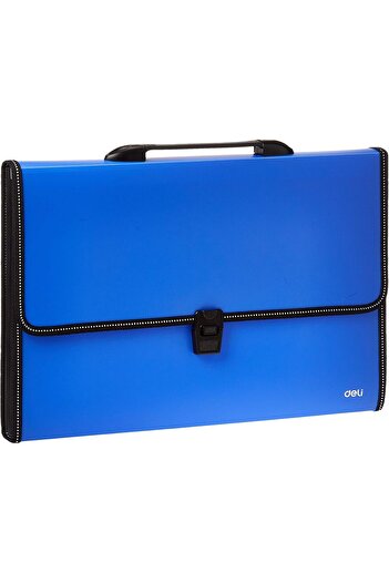 Deli Eb40602 13-Pocket Expanding File, 38.9 Cm X 3.5 Cm X 27.8 Cm Size, Multi Color