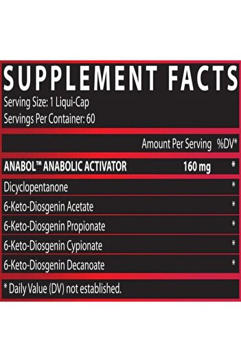 Nutrex Research Anabol Hardcore Anabolic Activator 60 Capsules