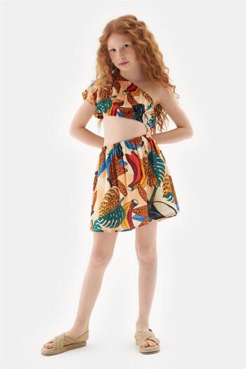 Tyess Girl Patterned Dress