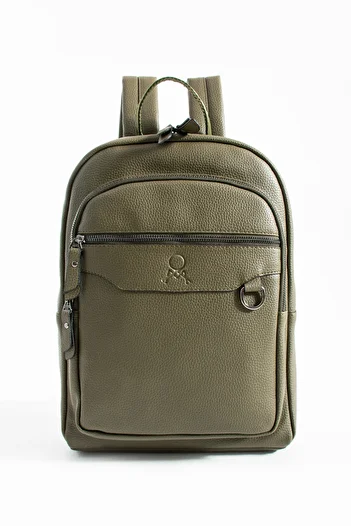 KASVA DERİ Premium Faux Leather Unisex Backpack Business Bag Stylish Functional Bag