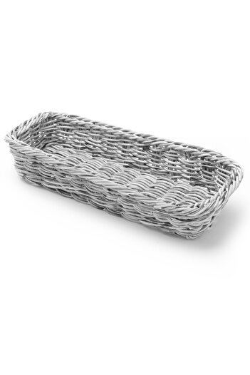 HENDI Koszyk na sztućce widelce noże łyżki szary melanżowy 270x100x45 mm - 426081