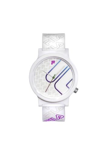 Fila Adult Unisex Analog Watch, White 38-320-201, 38 mm