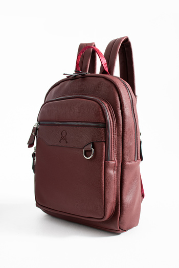 KASVA DERİ Premium Faux Leather Unisex Backpack Business Bag Stylish Functional Bag