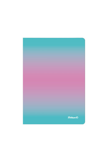 Pelikan A5 Notebook Color Edition, 80 Sheets, 70 gsm Paper, Squared, Pink/Mint Color